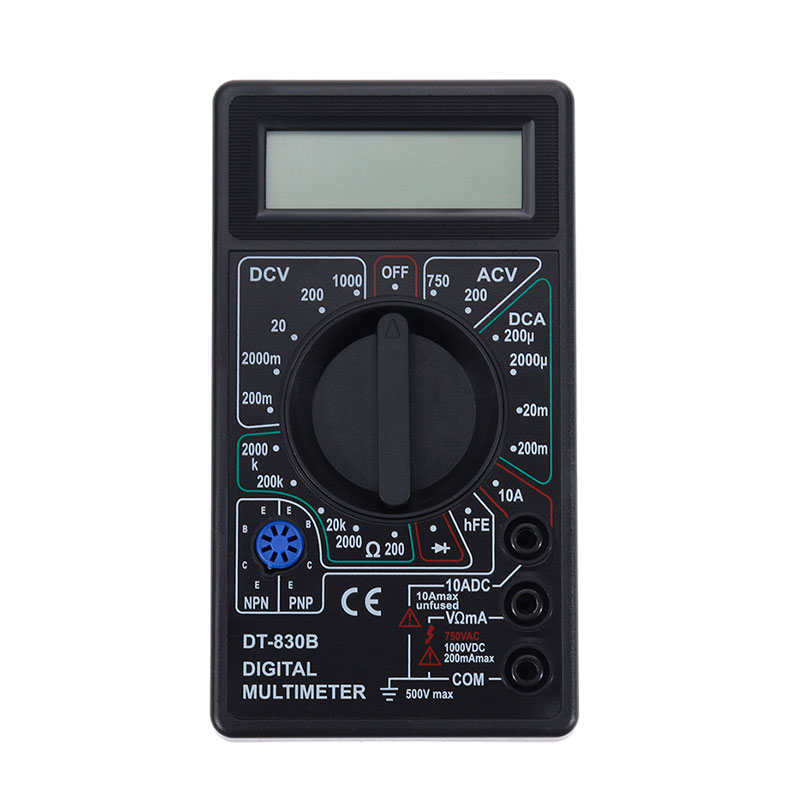 2 Color LCD Digital Multimeter AC/DC 750/1000V Digital Mini Multimeter probe For Voltmeter Ammeter Ohm Tester Meter