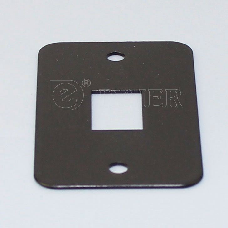 Electrical Black 21X15MM Metal Switch Cover Plate Rocker Switch Panel