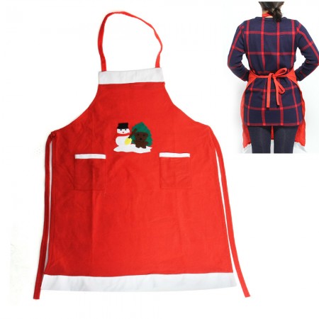 Christmas Apron Ideal Present Secret Santa Gift Kitchen Adult Party Decoration