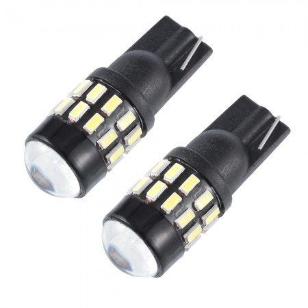 2 T10 30 LED 3014 SMD Car Wedge License Plate Door Light Bulb DC 12-24V