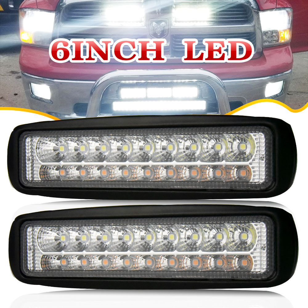 Car led work light 54w led offroad bar flood beam car led light bar