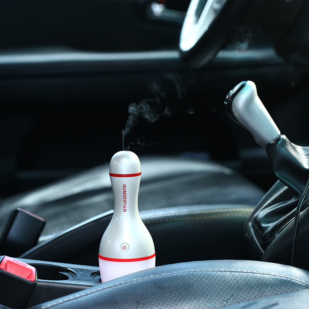 hot sale bowling shape essential oil car diffuser small air purifier