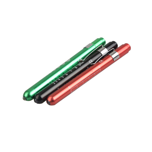 Promotional 1w aluminum alloy led medical pen light,1*AAA battery powered mini medical pen torch