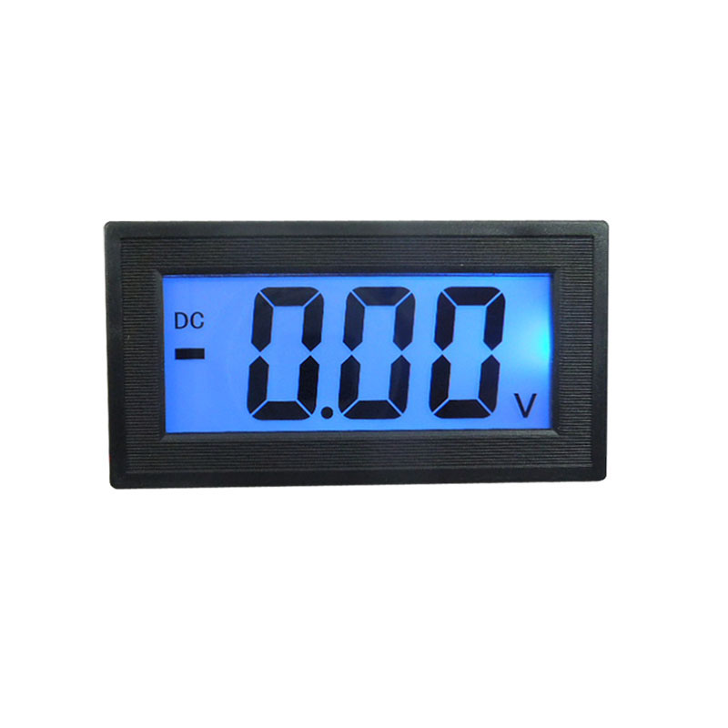 DC Voltmeter LCD Three-wire Digital Voltmeter Digital Voltmeter DC Voltage Meter Blue Backlit Half-sealed Meter Volt