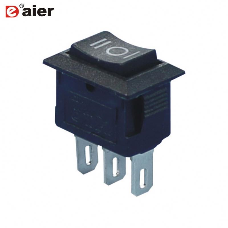 Miniature 6A 125VAC ON OFF ON 3PIN Rocker Switch SPDT Momentary