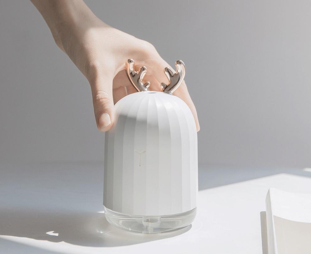 2018 Hot Sales Deer Ears Cool Mist Aroma Humidifier,Mini Funny Deer Humidifier with 7 color led lamp change