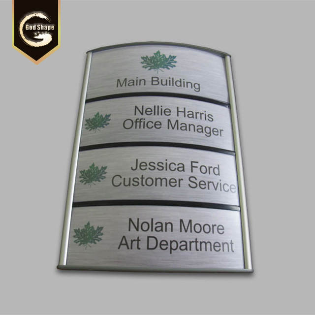 GS Wall Mounted Directory Signsge Building Curve Floor Index Sign
