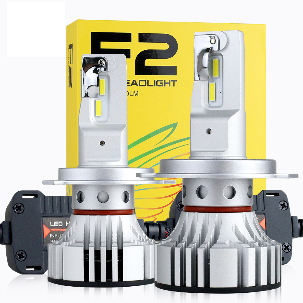 Automobiles high brightness illumination f2 led headlight bulbs  60w car lights led headlights