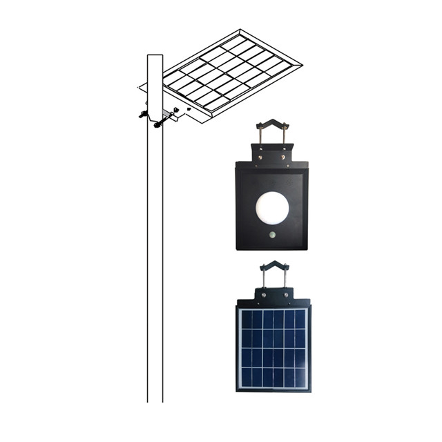 New product new design IP65 outdoor integrated motion sensor 12W 15W all in one solar led streetlight JR-PB006