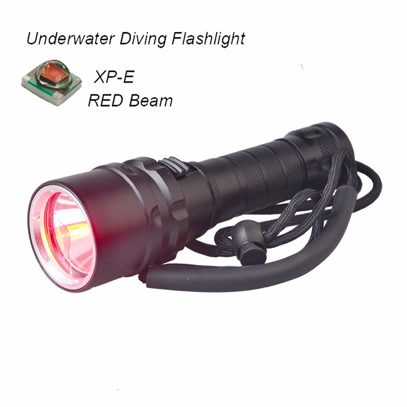 XM-L2 T6 U2 U3 LED IP68 Profesional 1000 Lumen Wide Angle Diving Torch To Mask