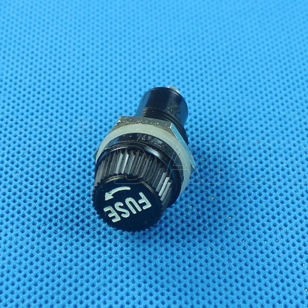 Electrical 13MM 10A 250VAC 2 Pin Round 5x20 Panel Fuse Holder