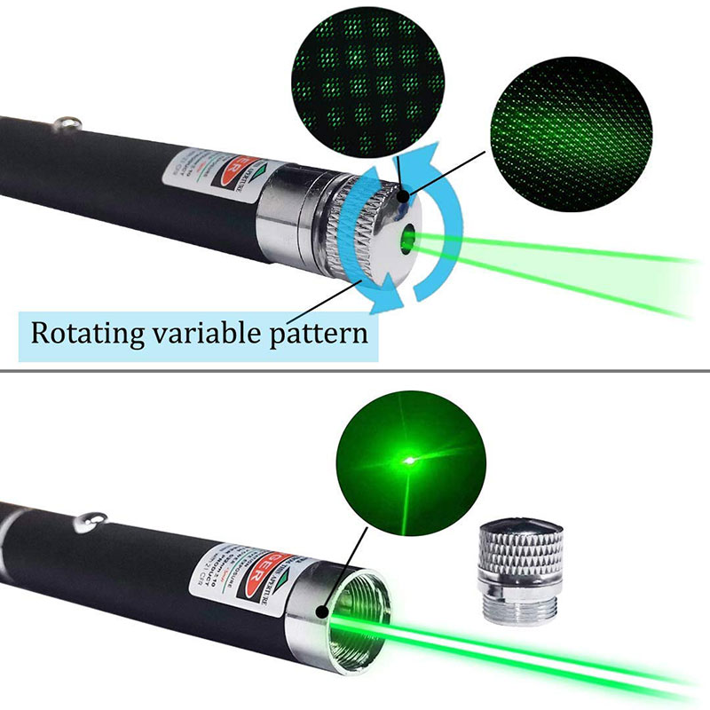 Aluminum Star Cap 5mw Red Blue Green Laser Light Pen Pointer Laser With Clip