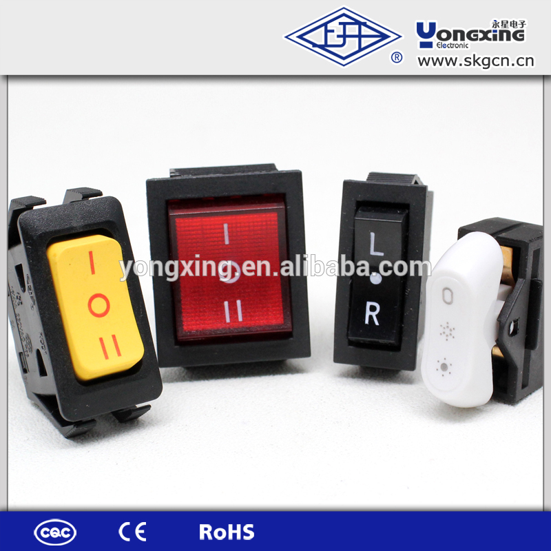 hot selling 16a 250v kcd1 kcd2 3 position rocker switch