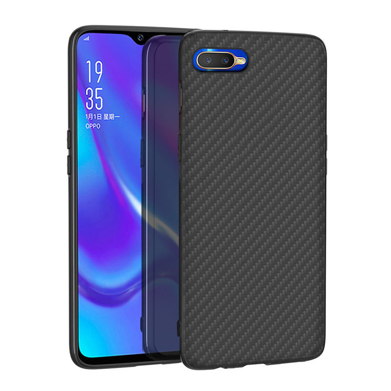 Premium Carbon Fiber  Case Full Sides Protective Shell Back shockproof Cover Design For OPP O K1
