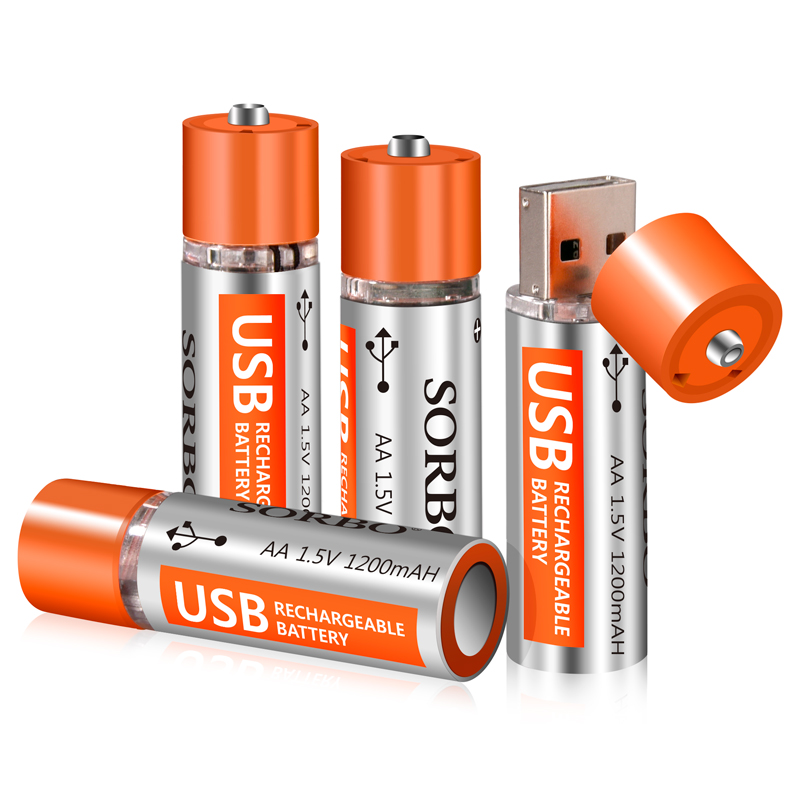 Portable USB AA SB-2126 Rechargeable Lithium-ion Battery