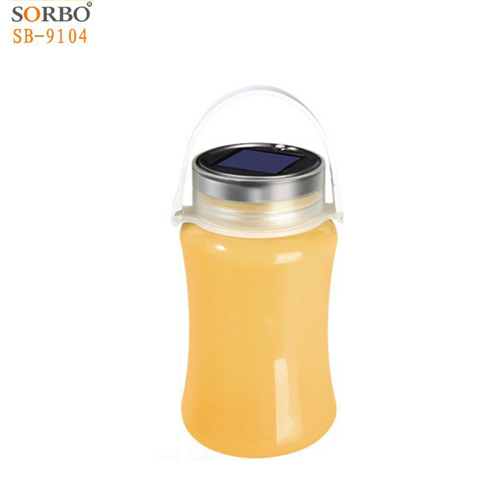 Outdoor Garden Lantern Colorful with Solar Zoom Charging 3 LEDs Lighting