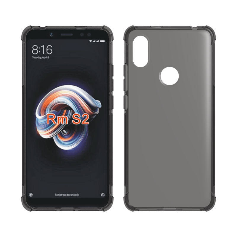 Transparent Shockproof soft Tpu cover case For Xiaomi Redmi S2