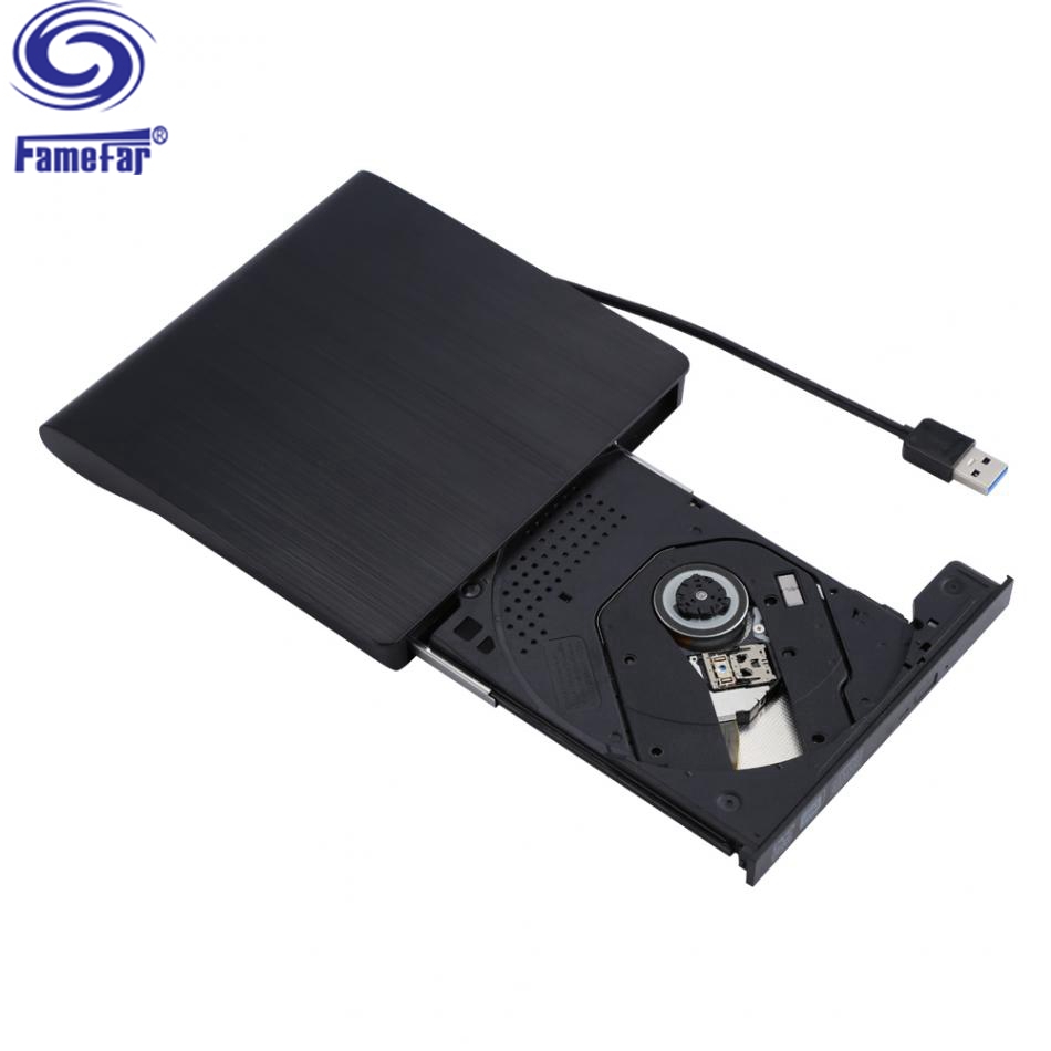 Factory Hot Sales dvd drive atualisa Portable Slim DVDROM DVDRW Burner Writer