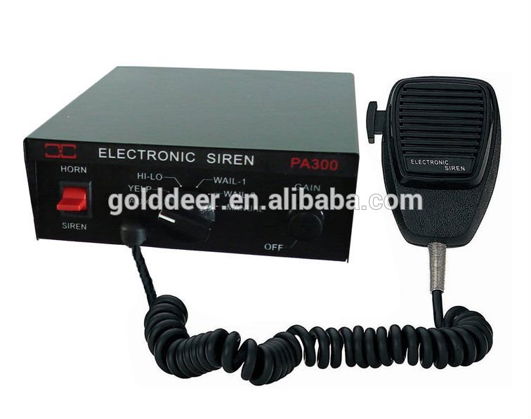 Electronic police siren and speaker for Emergency Vehicles