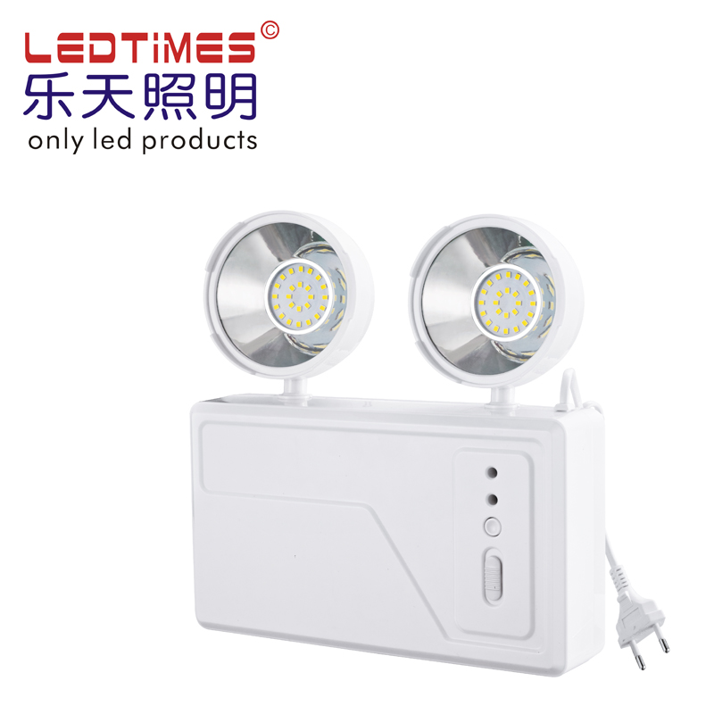 1200LM Rechargeable Twin heads safety Fire Emergency Light 10W more