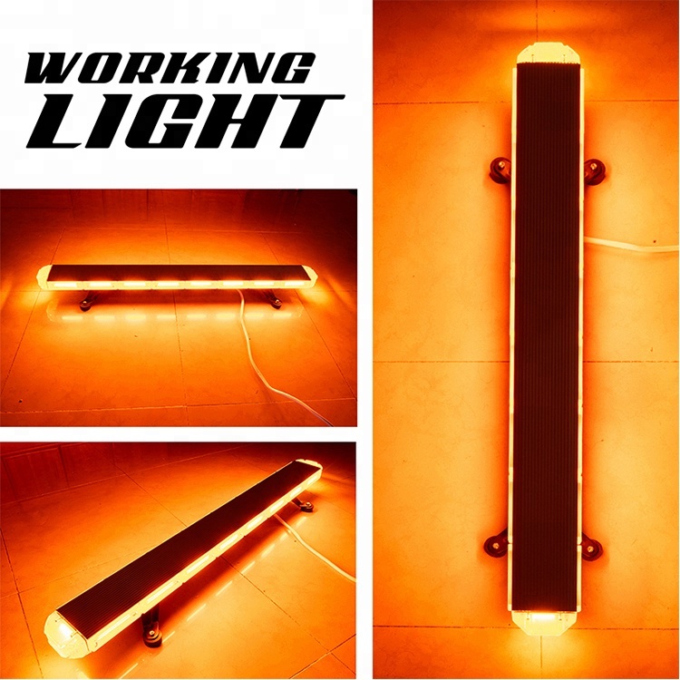 Wholesale 180W DC 12V-24V Super Slim  Amber COB Warning Light Bar