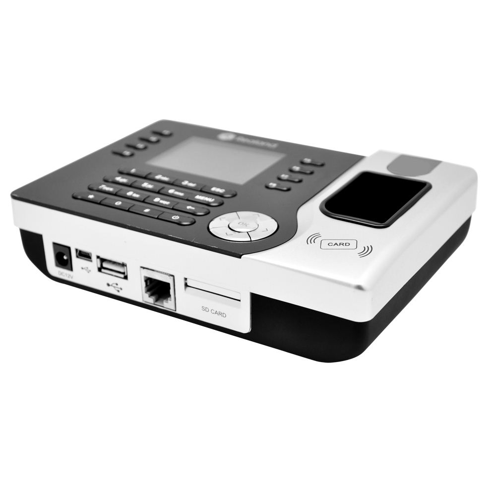 2.4 TFT LCD Display Biometric Fingerprint Attendance Machine ID Card Reader TCP/IP Function USB DC12V/1A Time Clock Recorder