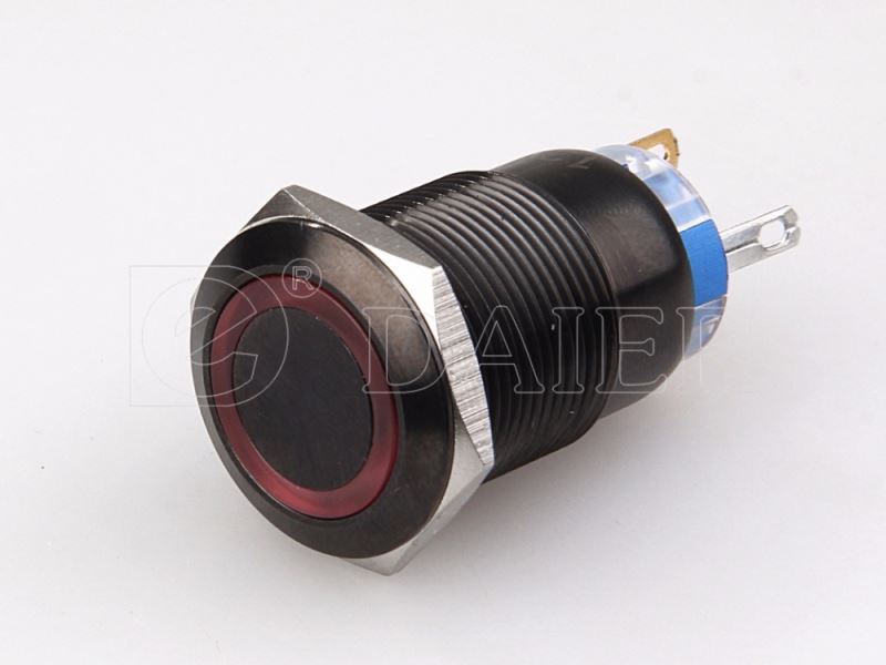 Ring Illuminated 18mm Push Button Switch