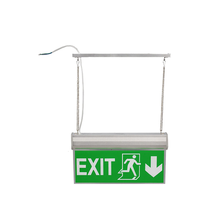 Maintained LED Exit Sign, Safety Signs and Symbols LED Rechargeable emergency fire exit sign board