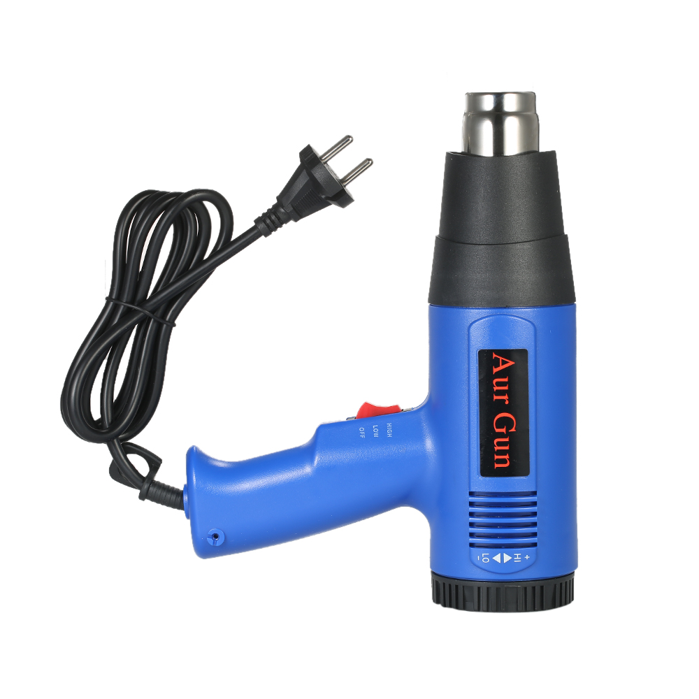 1800W Fast Heating Hot Air Gun Industrial hair dryer Adjustable Temperature hot gun soldering Heat gun Blower 4 Nozzles AC220V