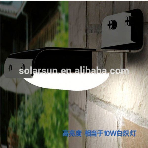 ETL cETL listed 60w solar led wall light outdoor with 5 years warranty