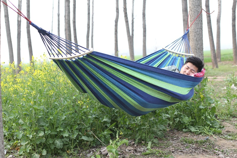 Camping Swinging bed Outdoor Canvas Hammock