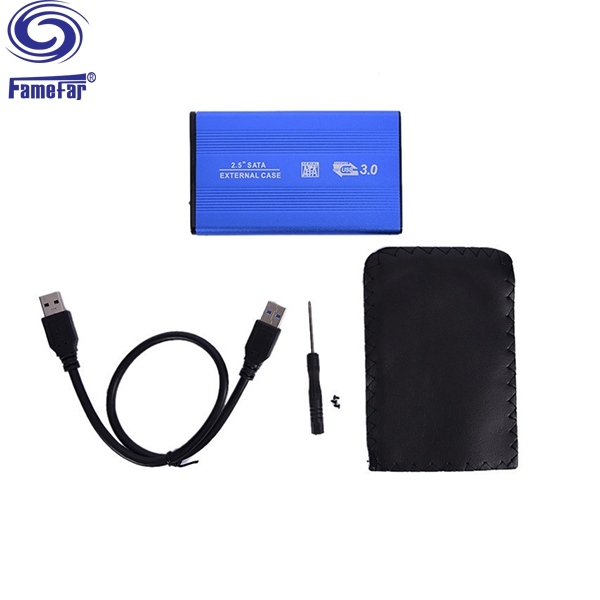 New 2.5 Inch Notebook SATA HDD Case To Sata USB 3.0 SSD HD Hard Drive Disk External Storage Enclosure Box With USB 3.0 Cable