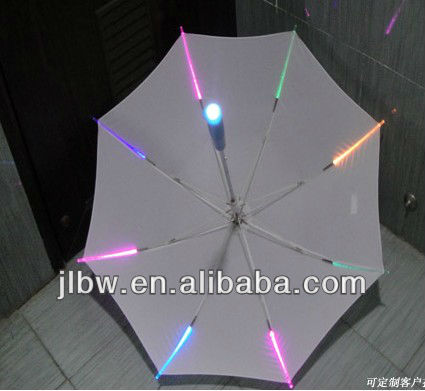 High quality shining umbrella with LED light,Led umbrella