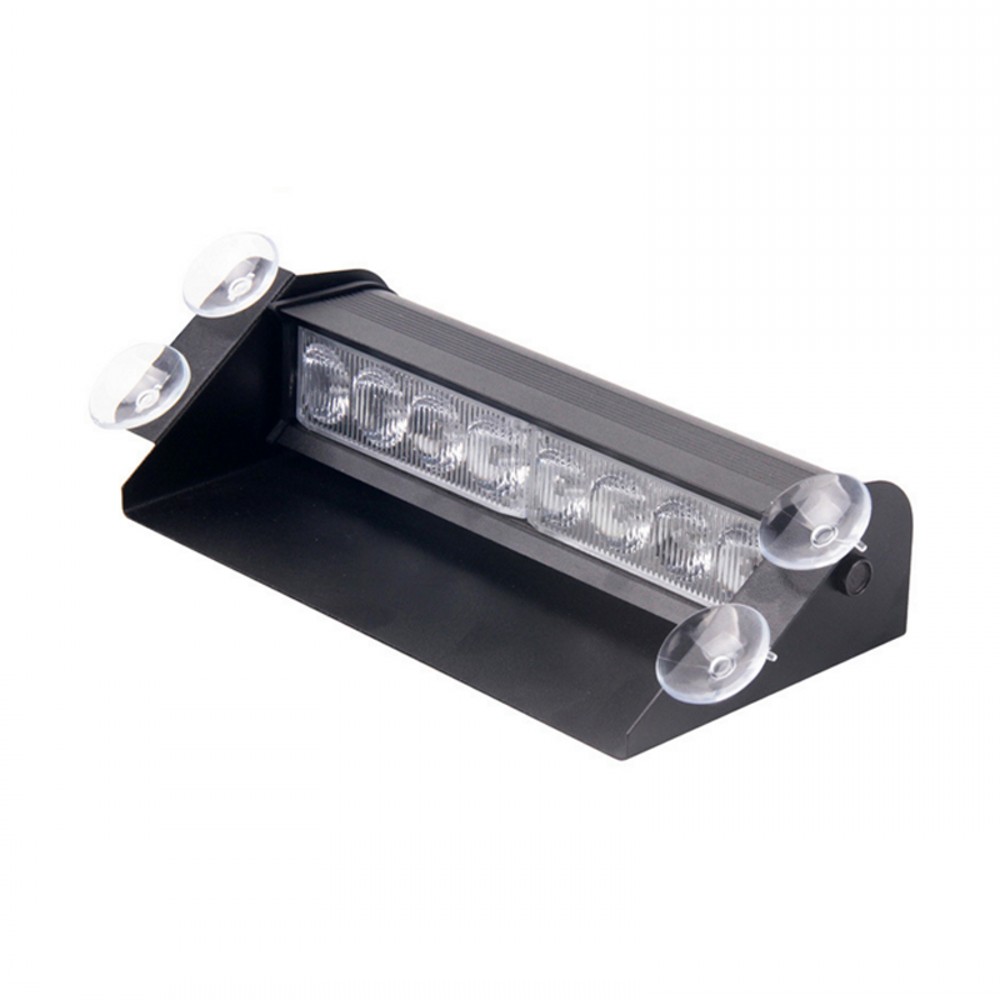Roadway safety 8Leds 8W windshield mount led suction cup warning light