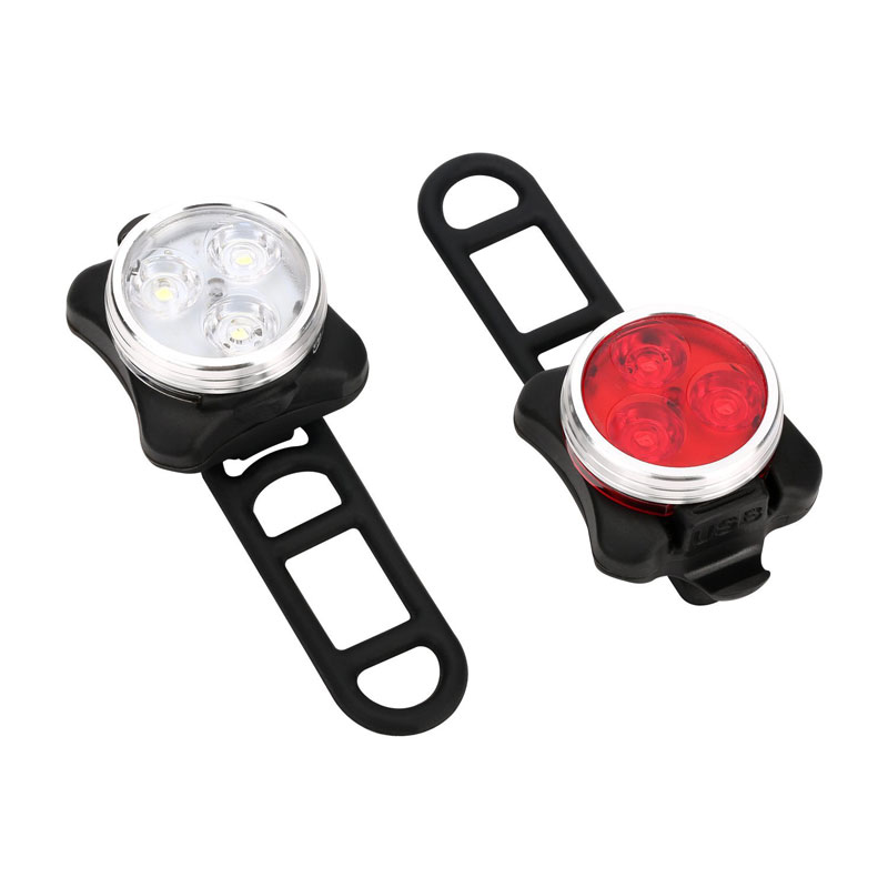 Hot sell Bicycle Front Light USB Charge 4 Modes Rechargeable Bike Tail Light