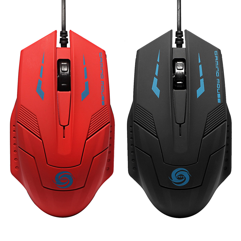 2400DPI Optical 3 Buttons Professional Wired Gaming Mouse Game Mice for PC Computer Laptop Windows 98 2000 ME XP Vista Win 7 8