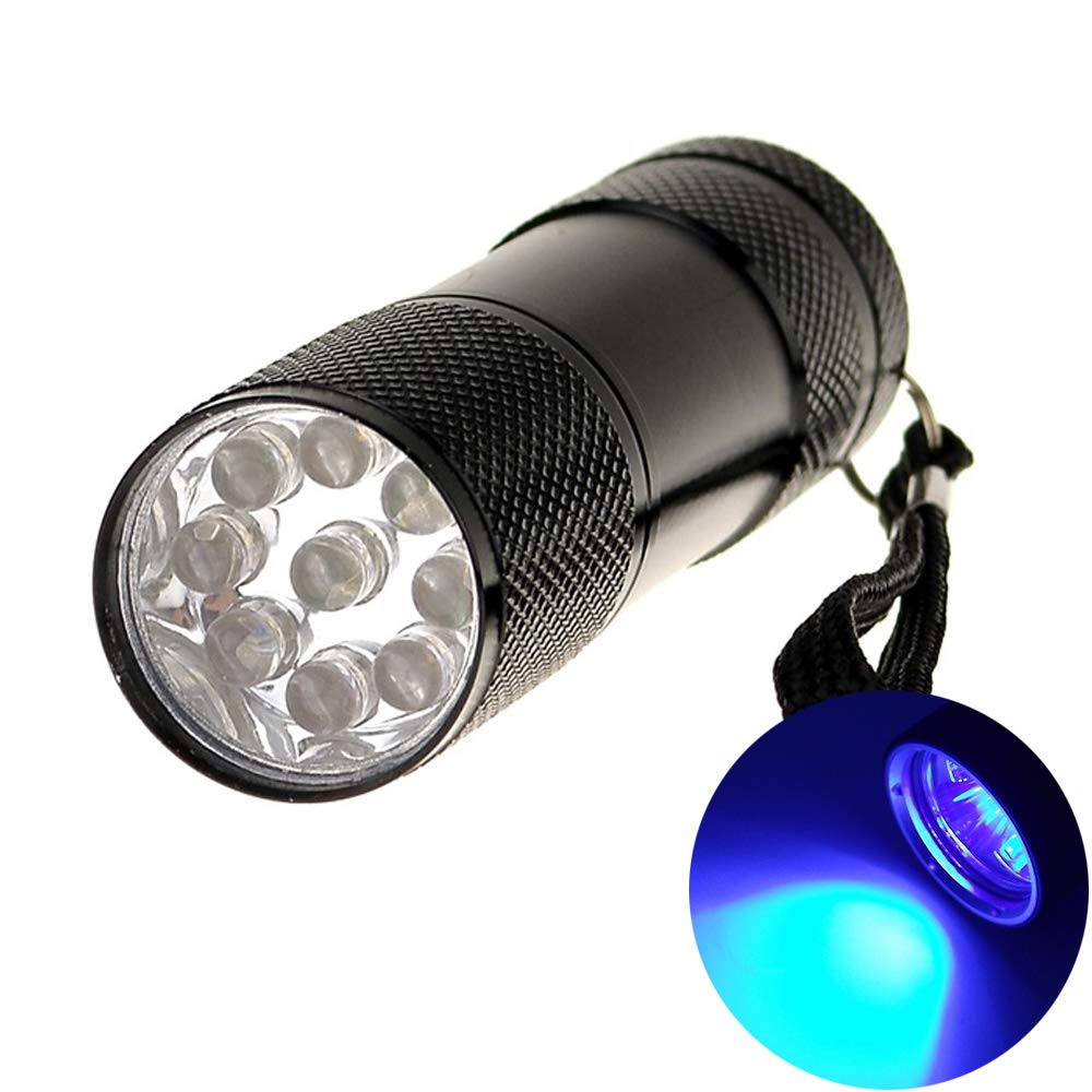 Branded Best Quality Mini Cheaper 395nm 9 LED Pet Urine Detector UV Blacklight Torch Flashlight