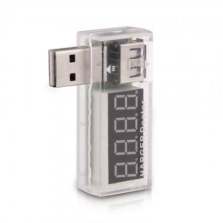 Car Vehicle USB Voltmeter Current Volt Meter Voltage Tester for Mobile Charger