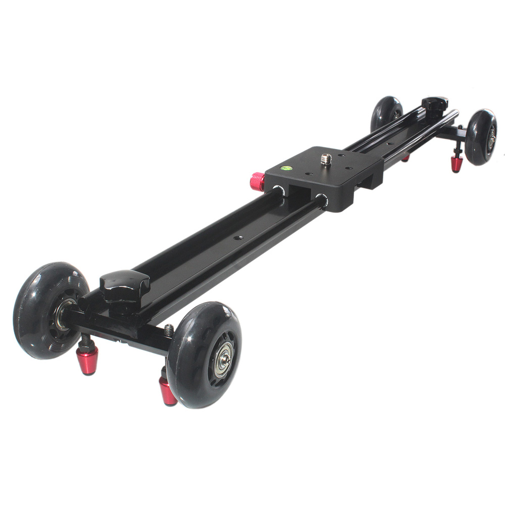 60cm / 24 Video Track Slider Video Stabilization System with Flexible Wheels for DV Camera DSLR Camcorder