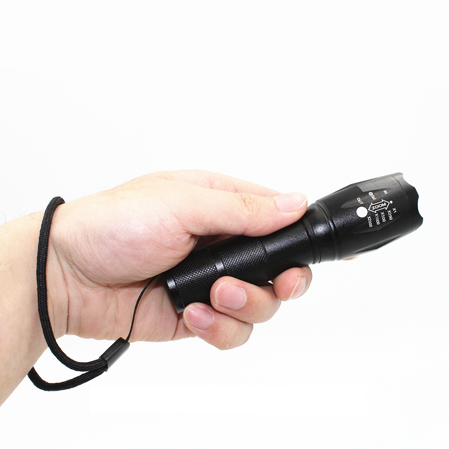 1000 Lumen Five Modes Lighting T6 Zooming High Light Tactical Flashlight With USB Charge