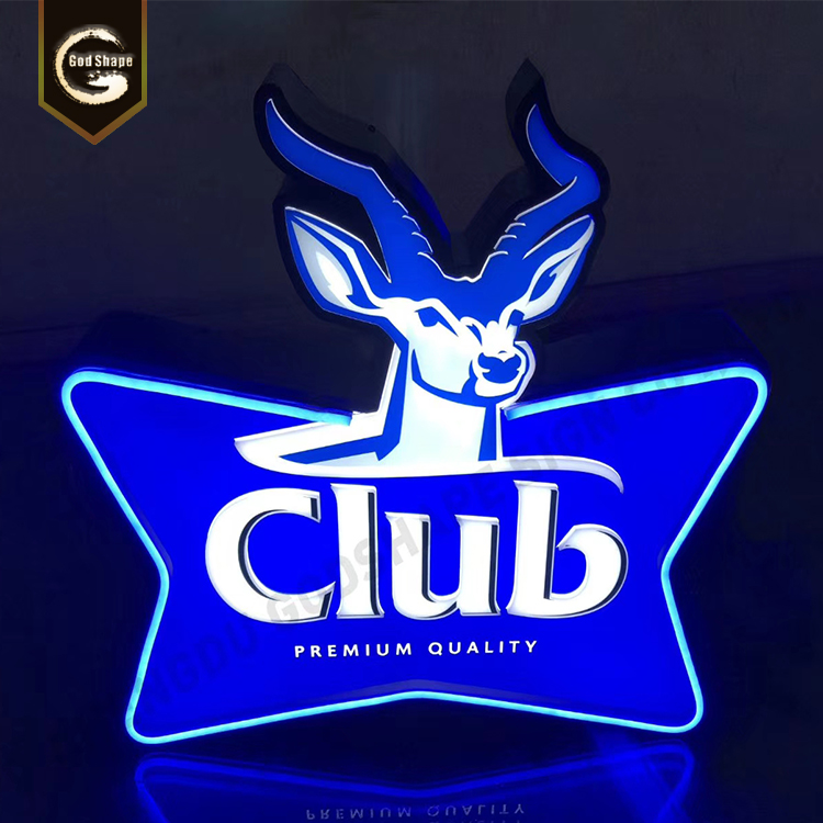 led illuminated light box advertising  3D letter sign
