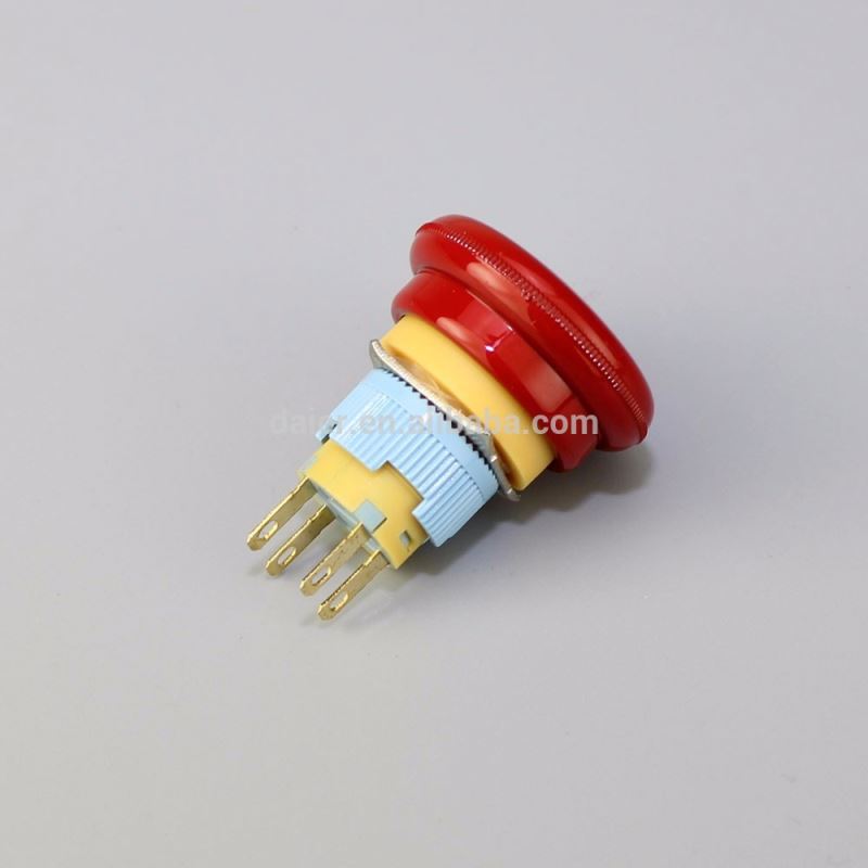 high quality Arrow red ip65 mechanical emergency stop aluminium switch