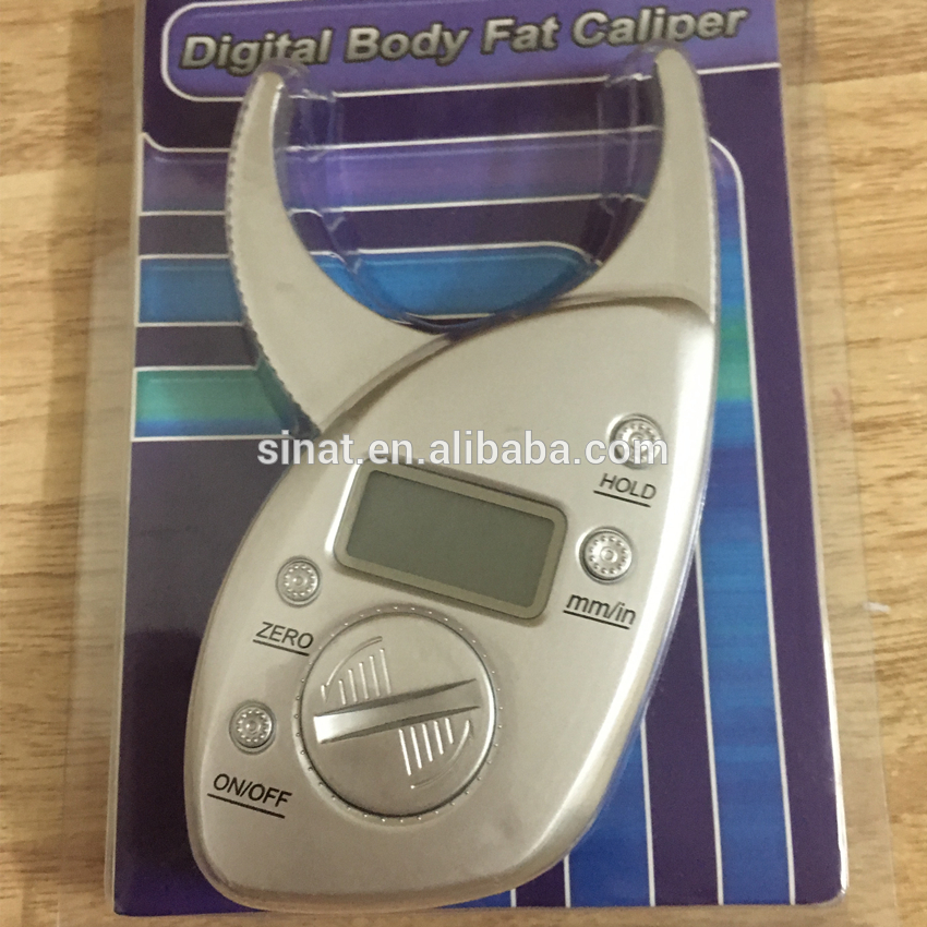 Electronic body fat caliper