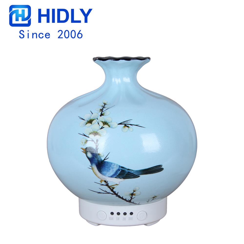 2019 Ceramic Flower Reed Diffuser Pot Flower Ceramic Diffuser