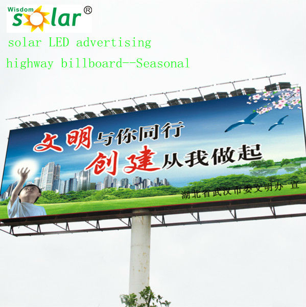 Unique style CE LED-solar billboard light;solar advertising lighting system