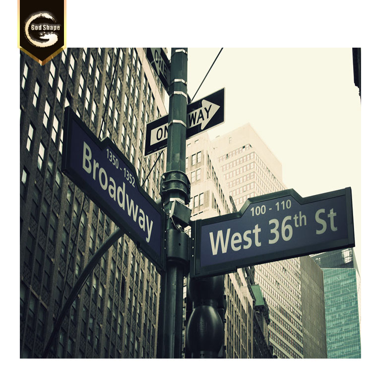 GS Sign Reflective Road Safety Board Aluminum Street Signs Road Warning stop street name Sign