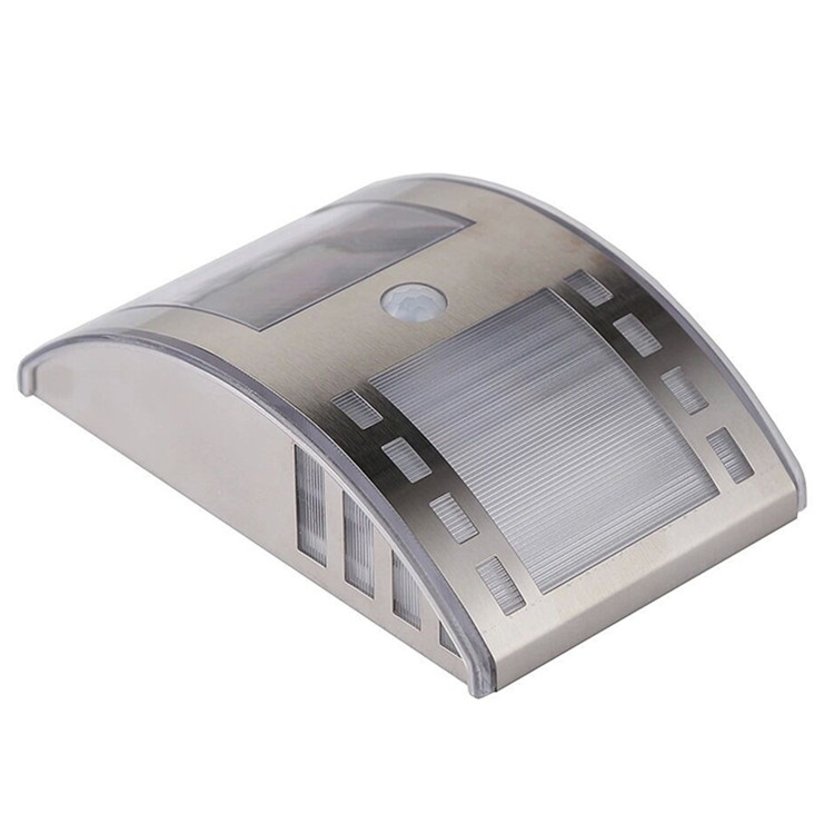 Factory Directly Stainless Steel LED Motion Sensor Light Solar Powered Outdoor LED Garden light