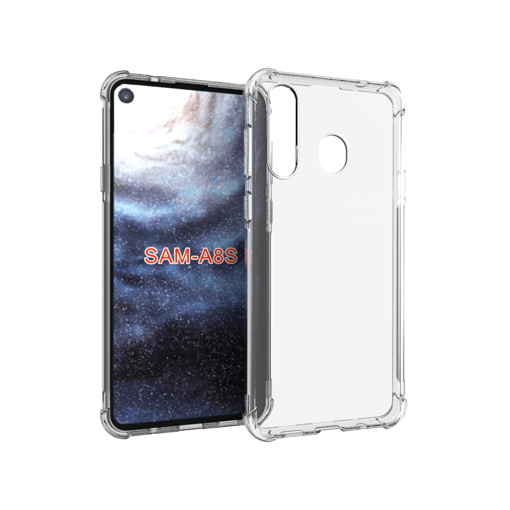 hot sell shockproof transparent Tpu case For Samsung galaxy A8S Soft cover