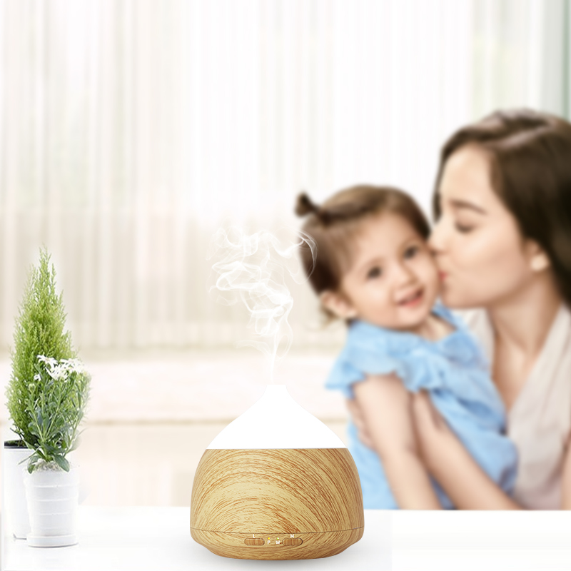 Hidly 2017 Hot Design wood grain high quality 100ml portable essential oil classic ultrasonic cool mist aroma air humidifier