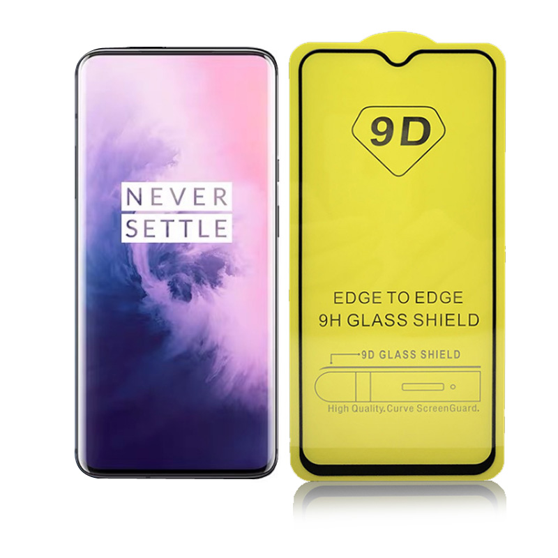 Tempered Glass Screen Protector for Oneplus 7 With 9D Backplane Full Glue 9H film